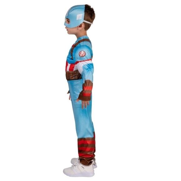 MARVEL Captain America Official Toddler Halloween Boys 2T - Picture 3 of 7